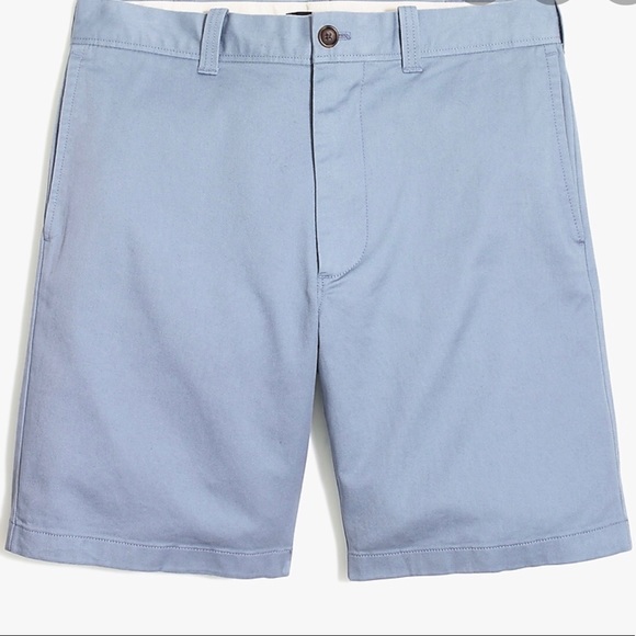JCrew 9" Gramercy khaki short Pale Blue Size 33 - Picture 1 of 6